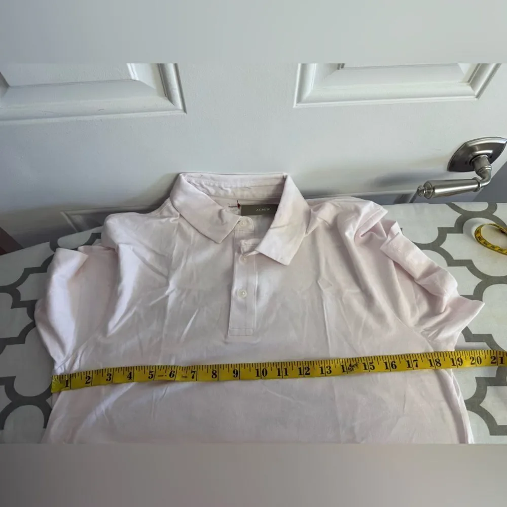 J.Crew Sueded cotton polo shirt NWT Size S